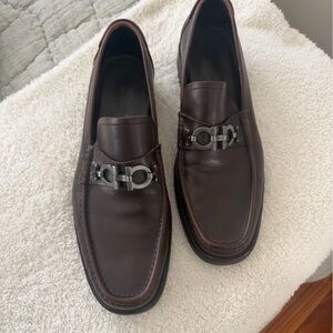 Ferragamo men's slip on dress shoes